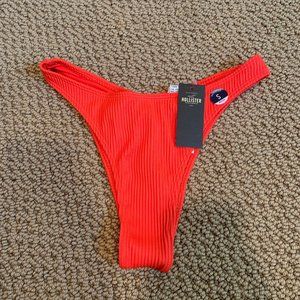 Red Hollister Cheeky Bikini Bottoms *NEW W/ TAG*